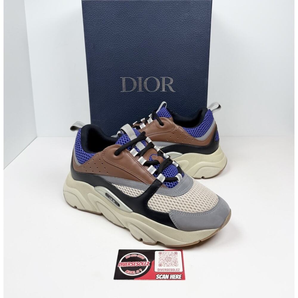 Size 42EU/9US- Dior B22 Violet Cream Coffee Black💜 Retail $1.3K!